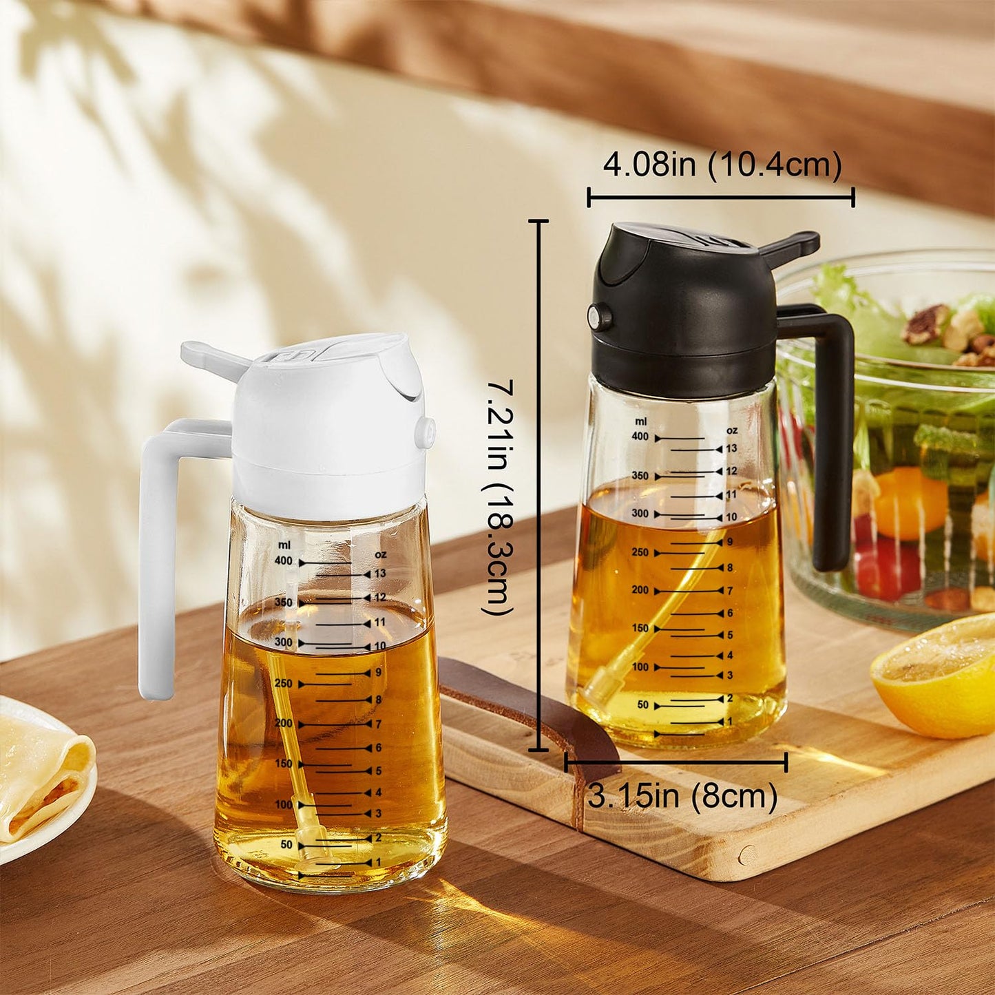 TrendPlain Ölsprüher 470ml – Ölspender & Sprüher für Küche & Grill